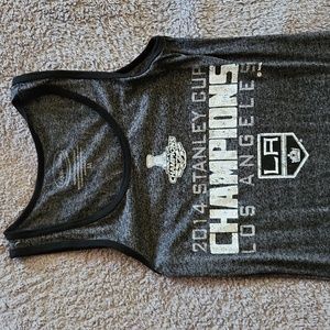 Womens Los Angeles Kings tank top M 2014 Stanley Cup Champs